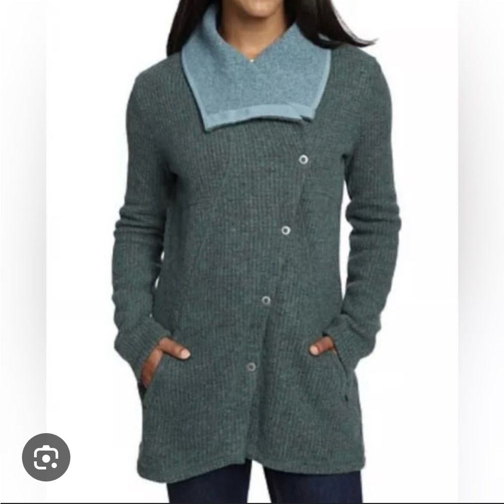 Prana Women's Heathered Teal Utility Jacket